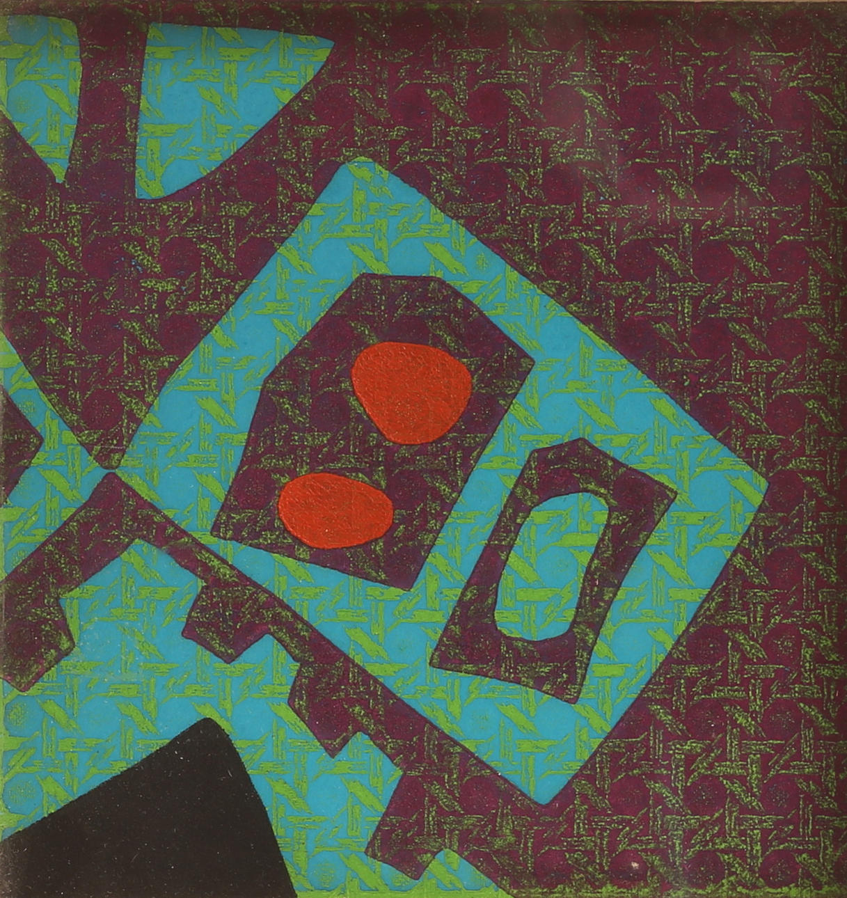 BRUNO LETI. Mixed media, signed -73.