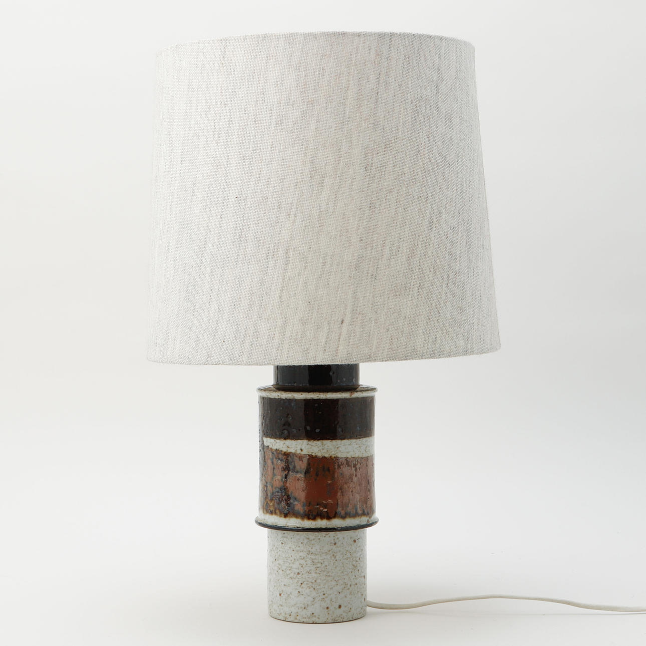 INGER PERSSON. Bordslampa, stengods, Rörstrand Atelje.