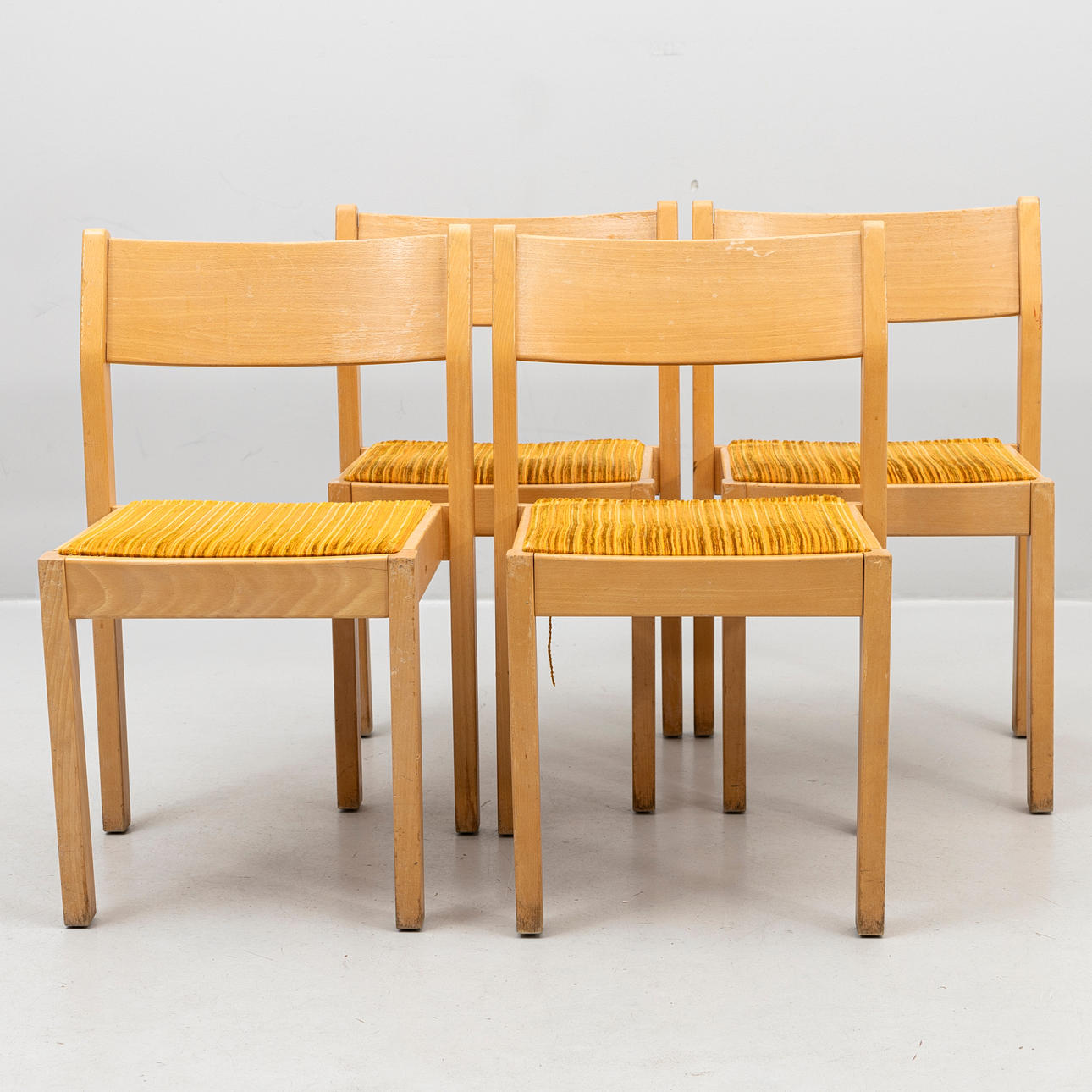 STOLAR, 4 st, stapelbara, bok, 1980/90-tal.