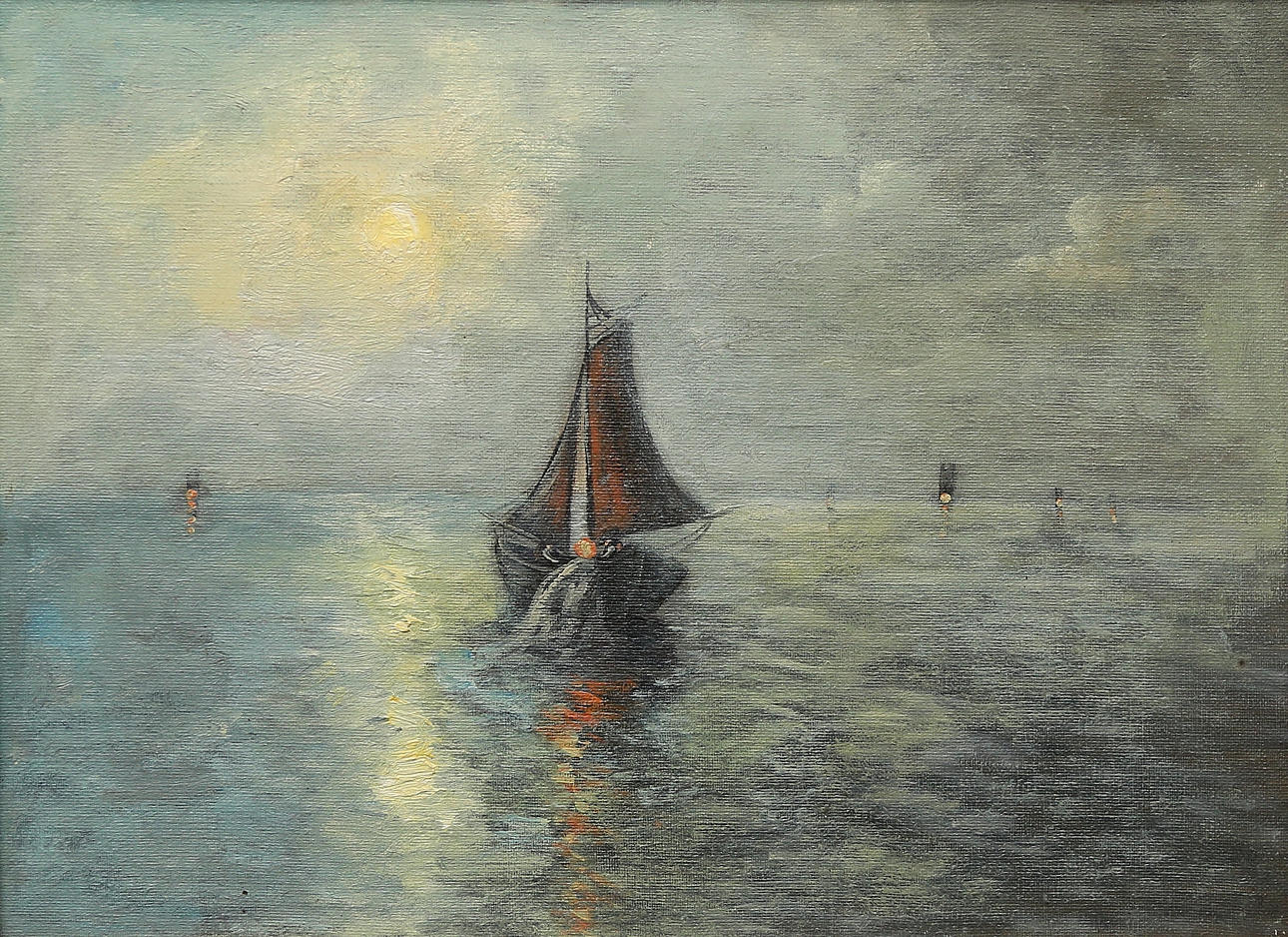 OIDENTIFIERAD KONSTNÄR. Oil on canvas, unsigned.