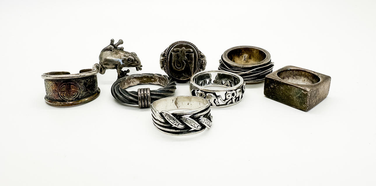 Parti Ringar i Silver.