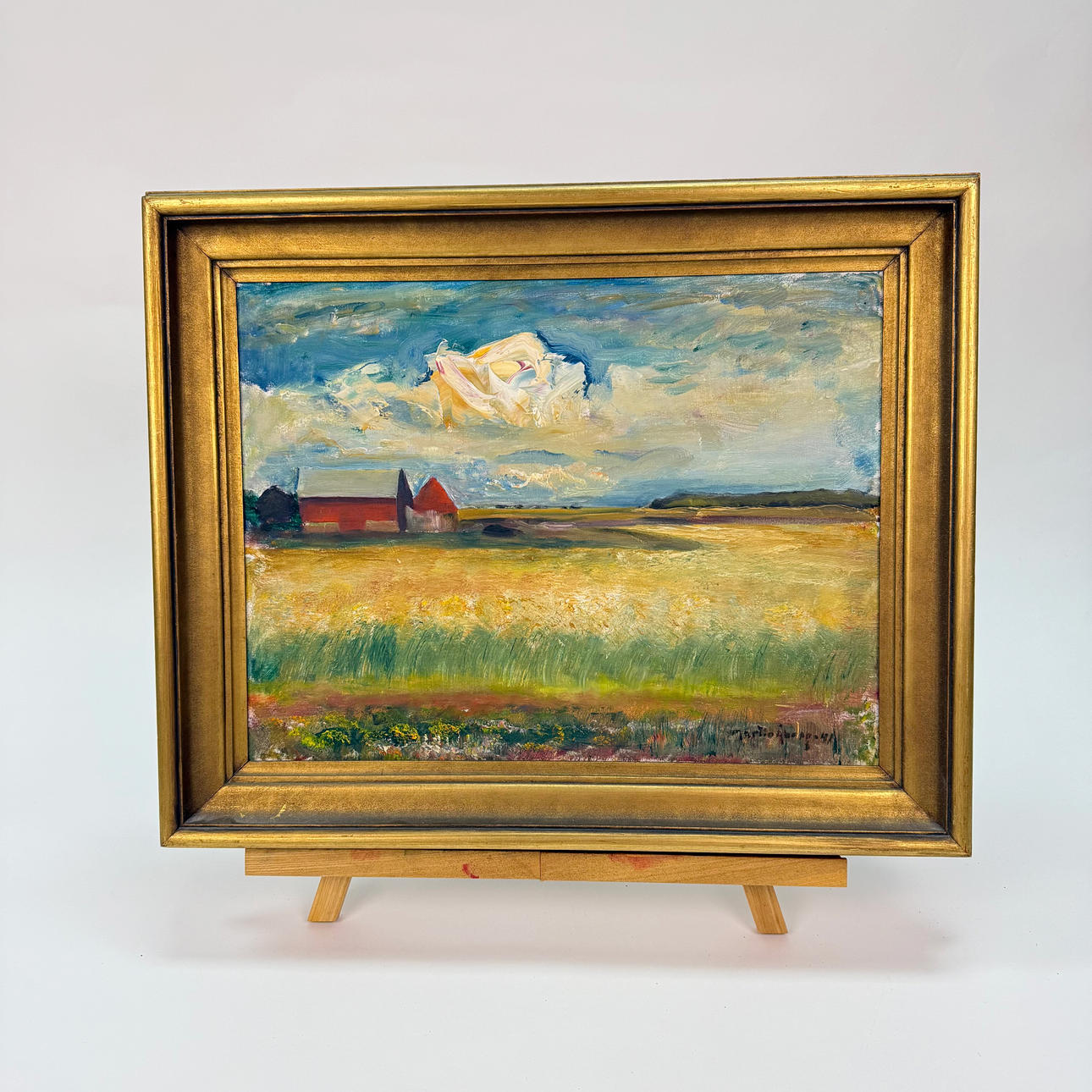 MARTIN ÅBERG. Oljemålning , Signerad och daterad.