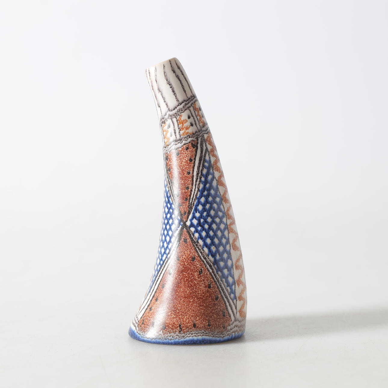 A ceramic vase, Michael Andersen & Søn, Denmark.