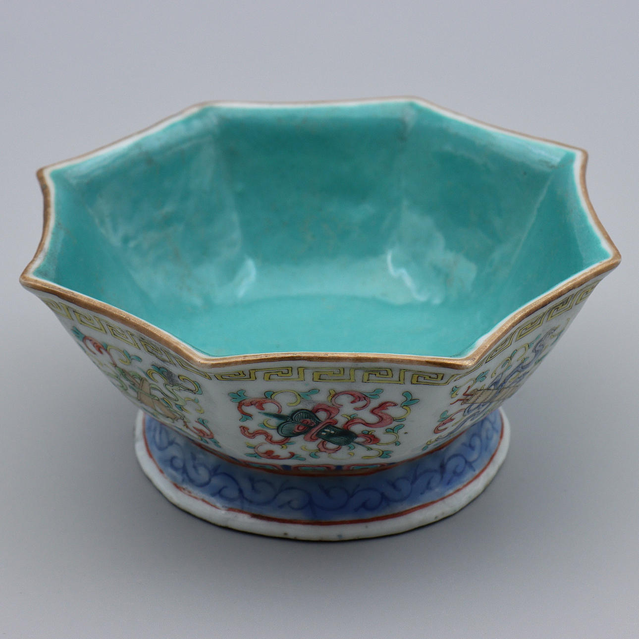SKÅL, PORSLIN, KINA, 1850-TAL.