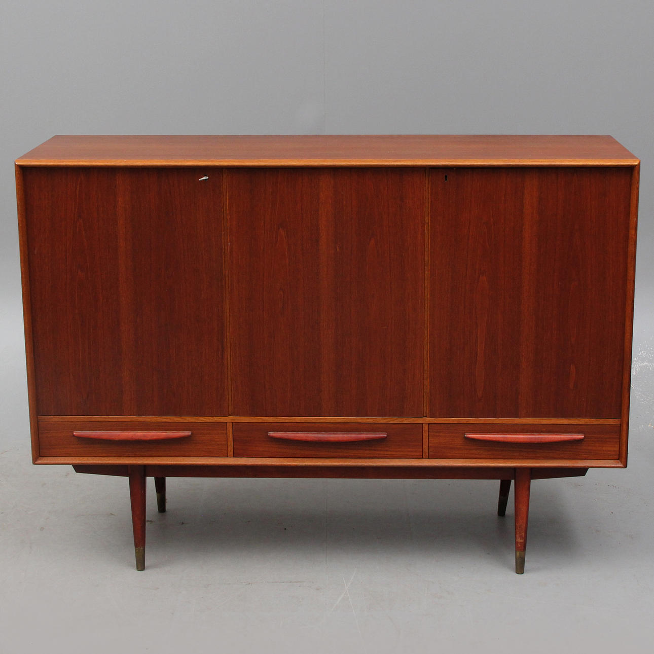 A teak sideboard, circa 1960.