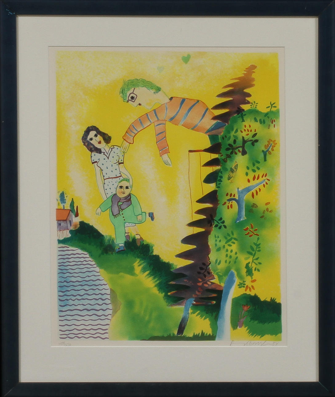 JOHNNY FORSSTRÖM. Färglitografier, 5 st, signerade och numrerade 47/250.