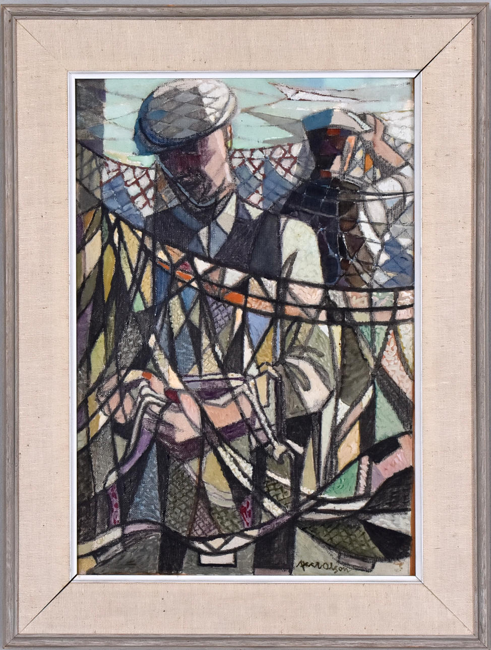 AXEL OLSON. Oil on canvas.