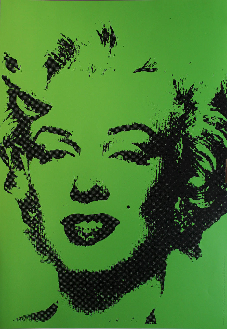 ANDY WARHOL. "Marilyn Monroe in Black and White". Offsettryck. Osignerad.