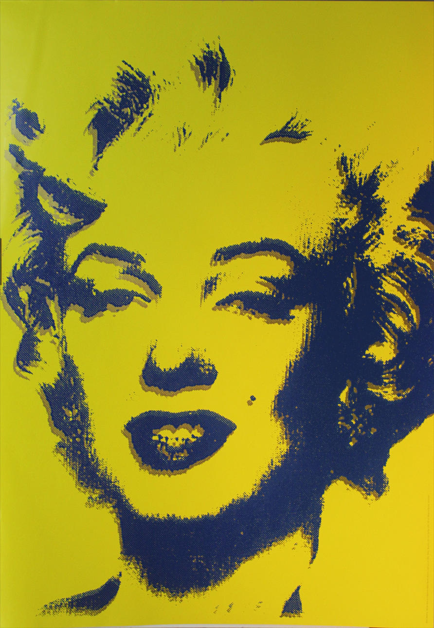 ANDY WARHOL. EFTER. "Marilyn Monroe in Black and White". Offsettryck. Osignerad.