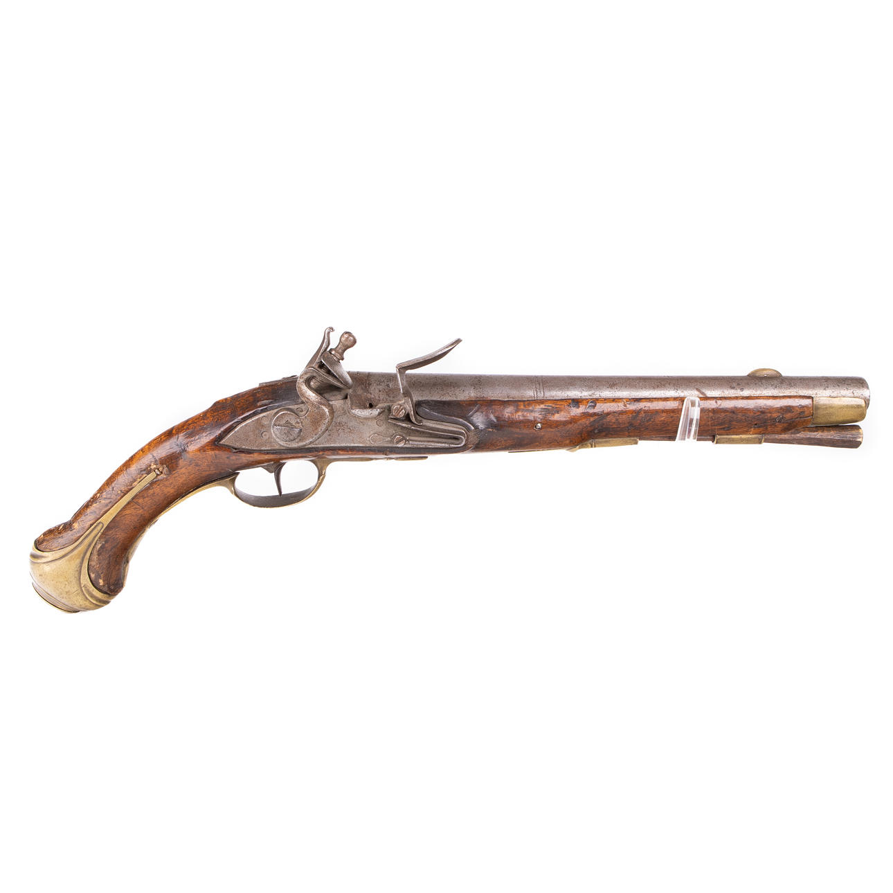An Austrian 18th-century flintlock pistol for cavalry.