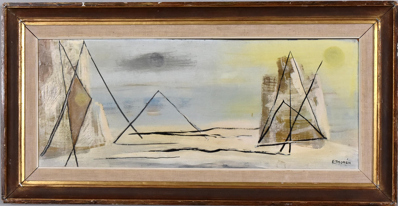 ESAIAS THORÉN. Oil on panel.