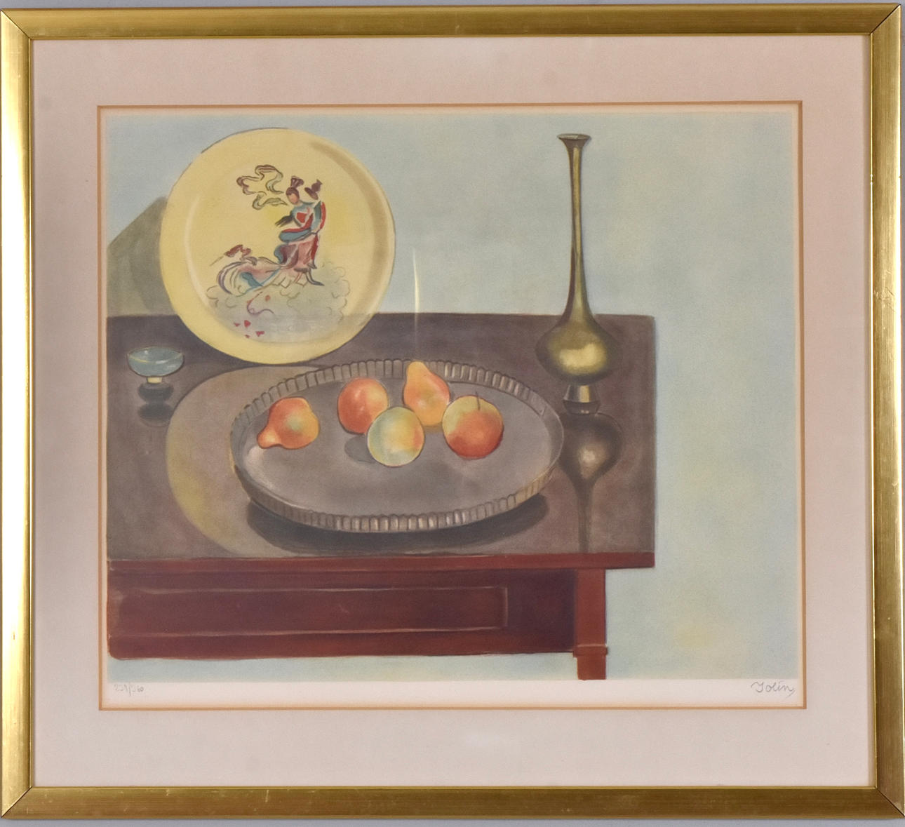 EINAR JOLIN. Color lithography.