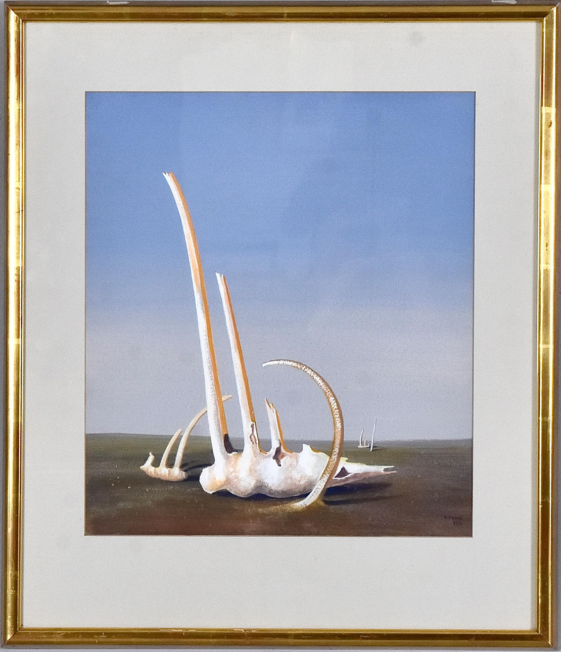 ESAIAS THORÉN. Gouache.