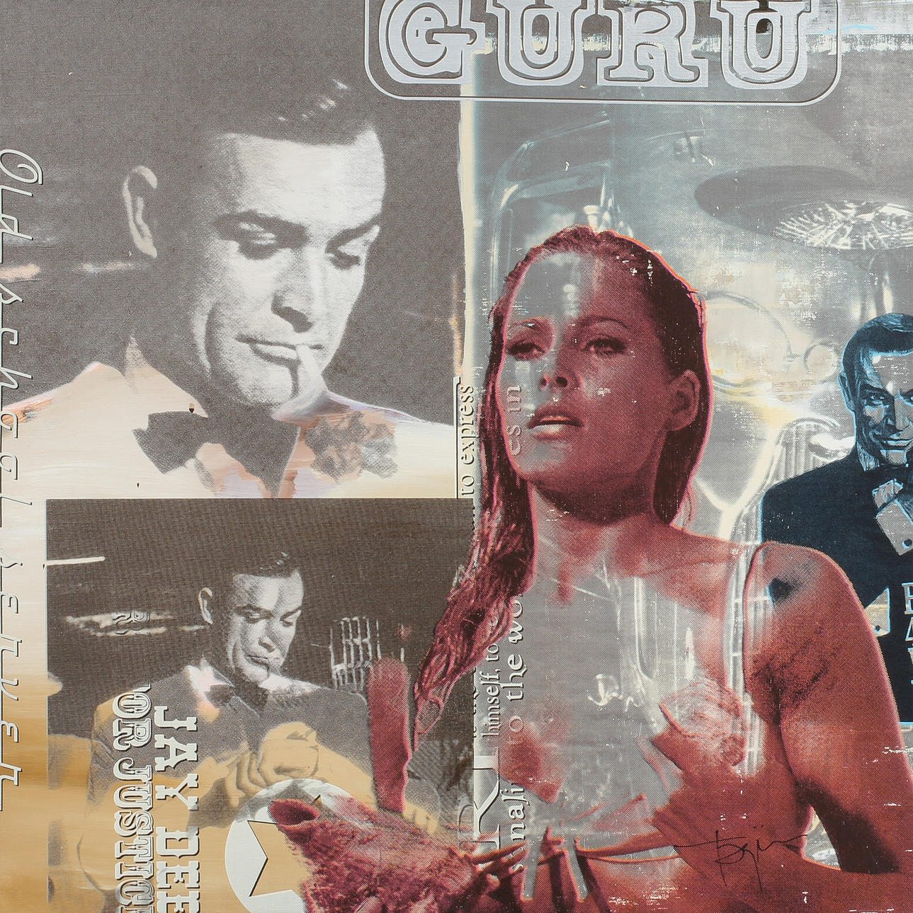 JÖRG DÖRING. "Strictly limited". Blandteknik. Signerad a tergo.