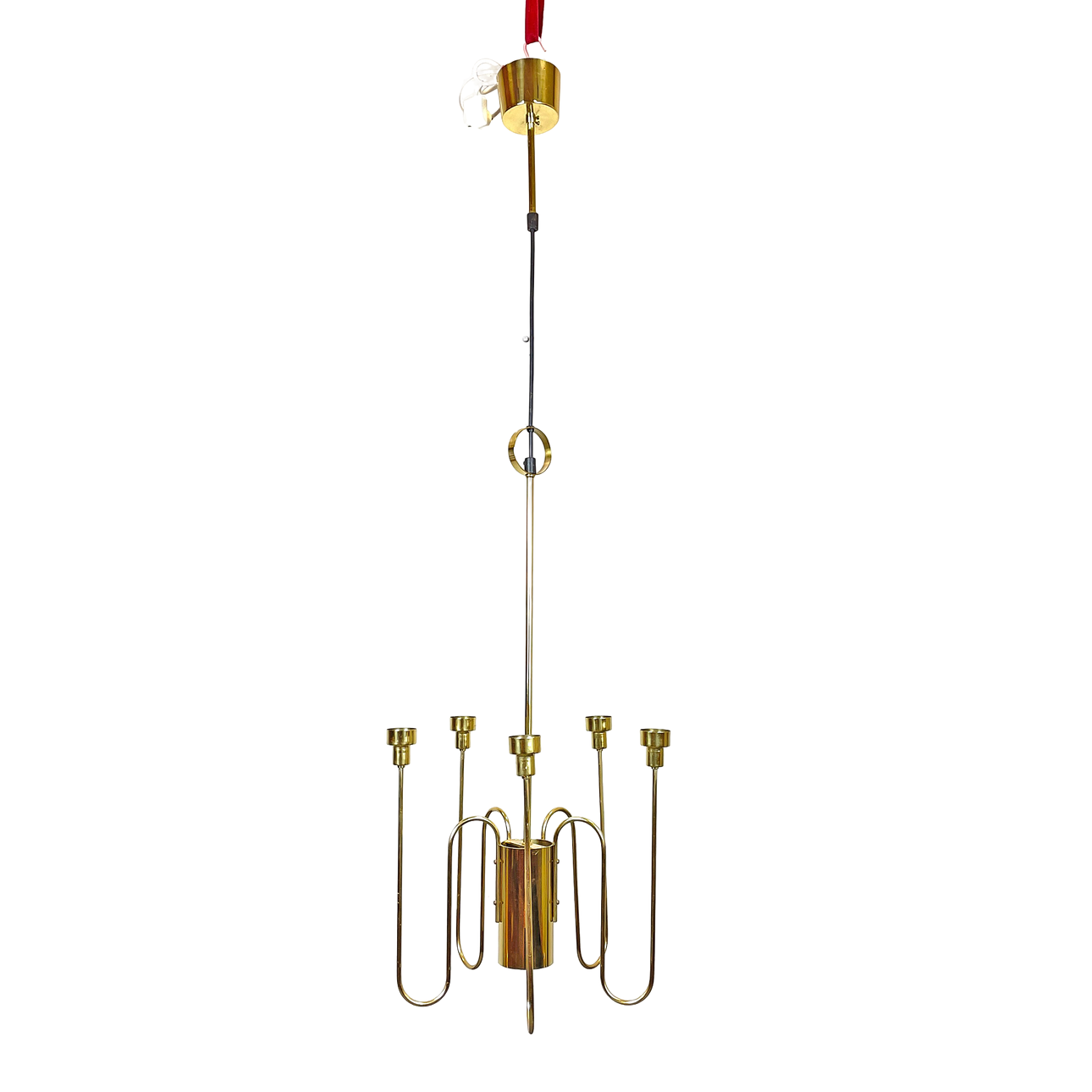 CEILING CHANDELIER. Brass, Örsjö Lighting, 2000s.
