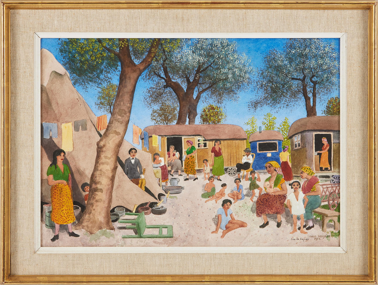 OSKAR BERGMAN. “Cros de Cagnes”.