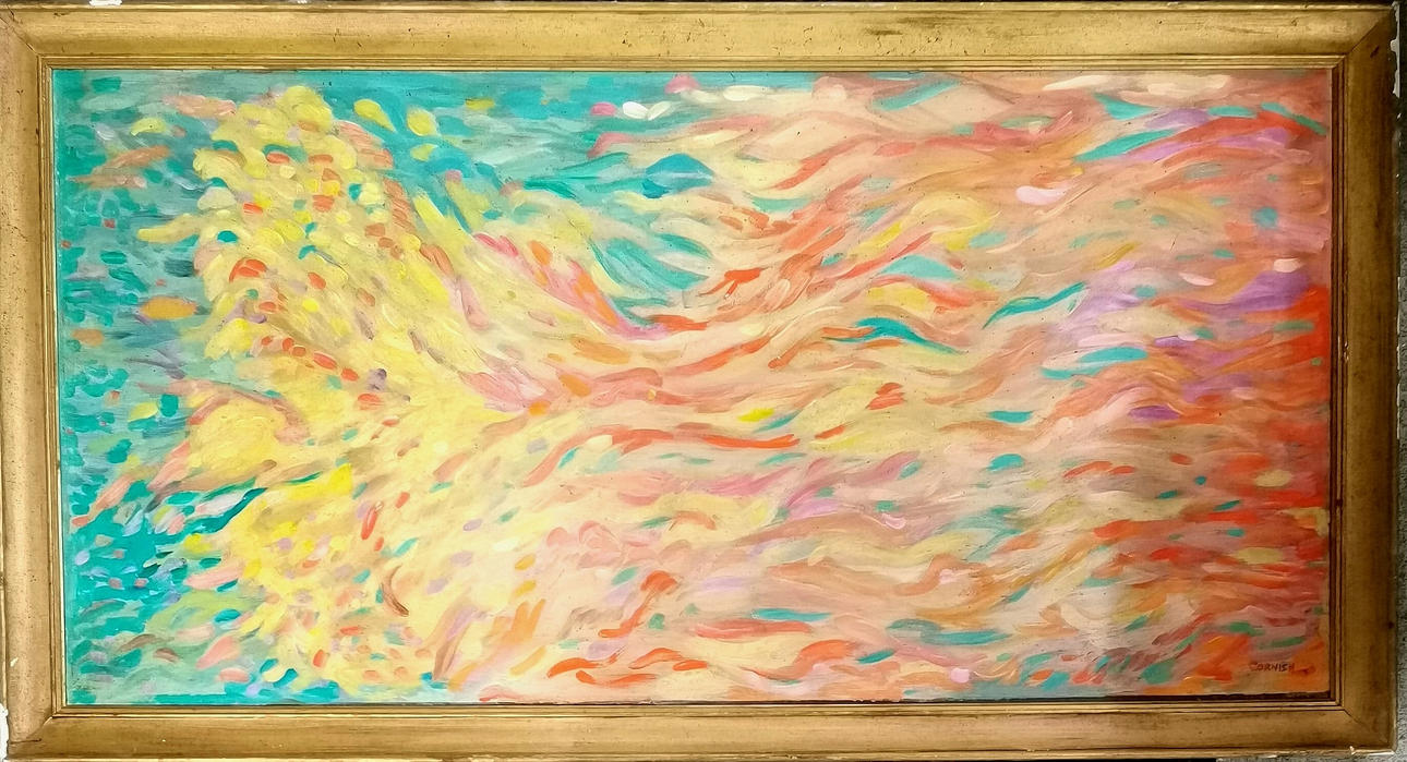 PENNY CORNISH OIL ON BOARD.