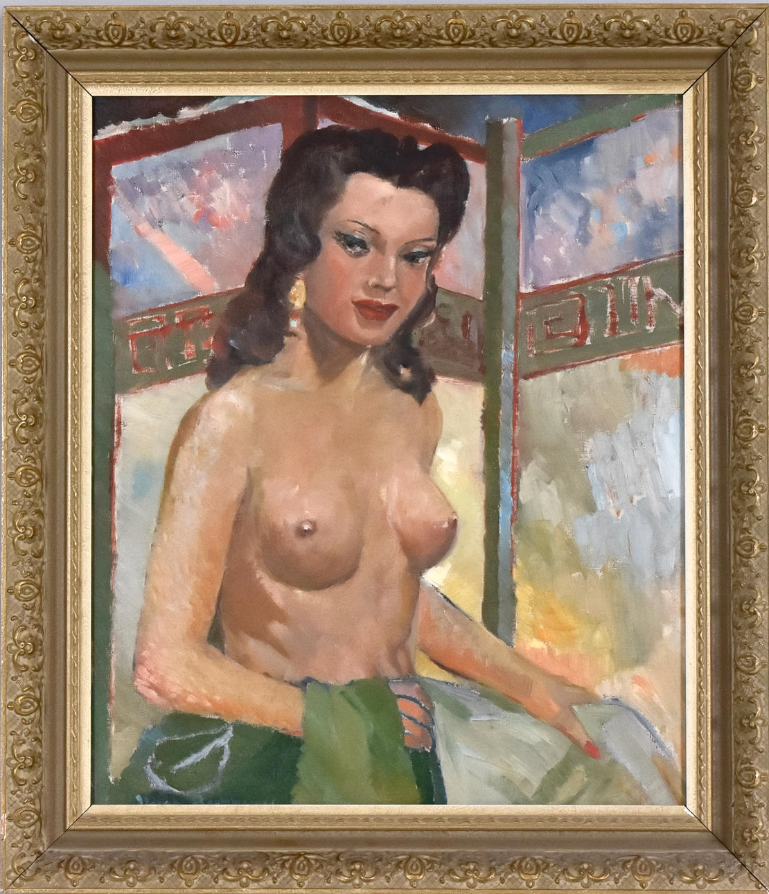 HUGO BACKHOUSE. Oil on canvas.