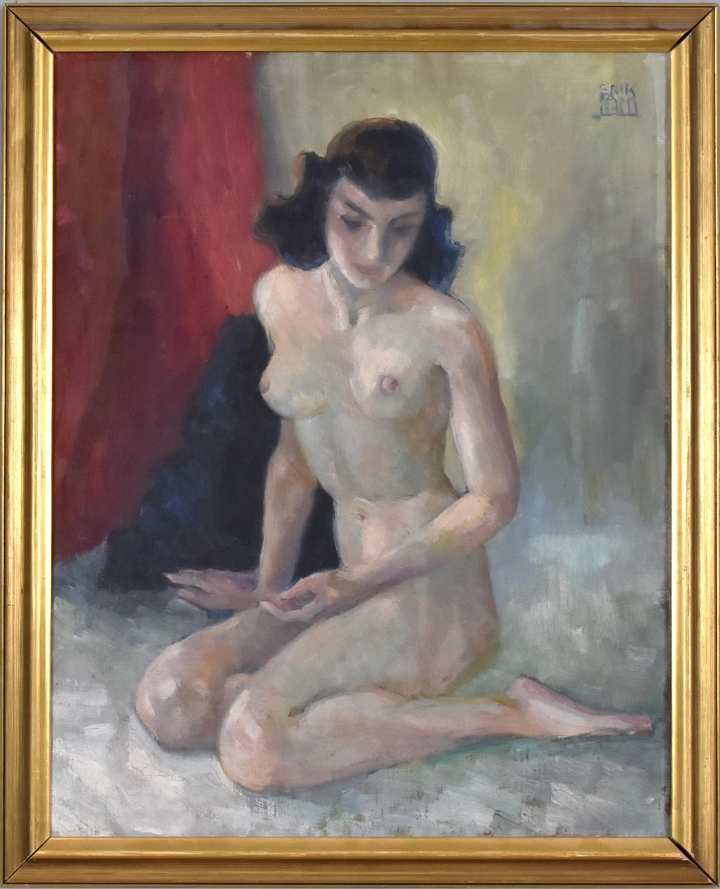 ERIK LAMM. Oil on canvas.