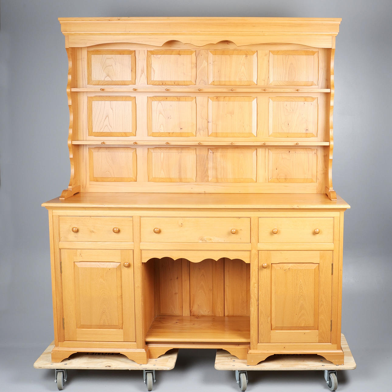 CONTEMPORARY ASH KITCHEN DRESSER.