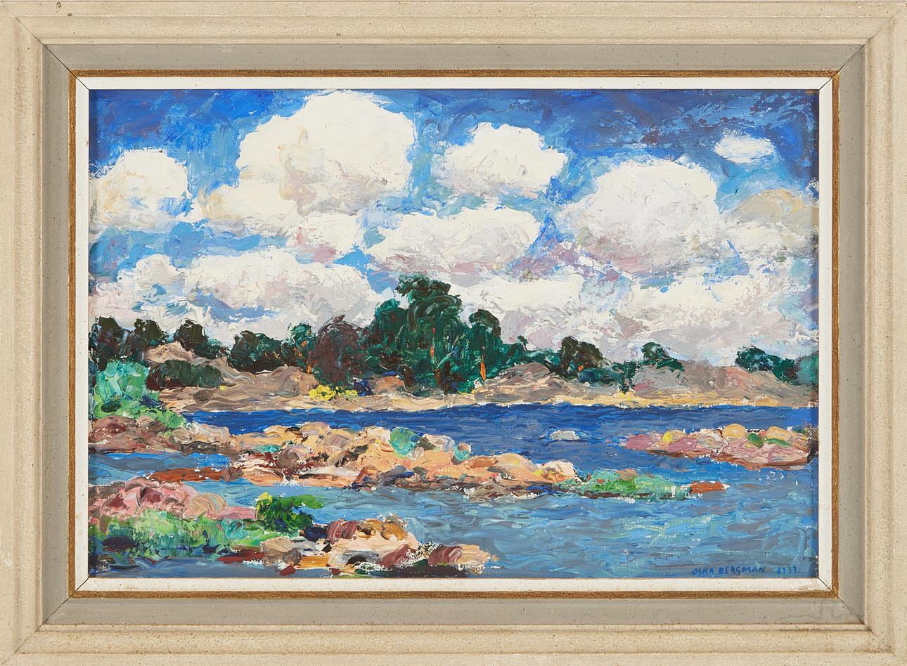 OSKAR BERGMAN. Archipelago motif.