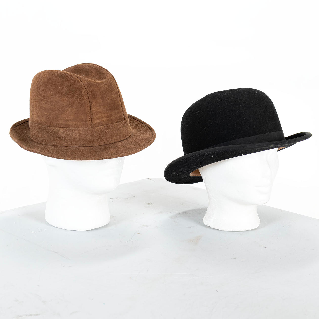 HATS, 2 pcs including Hush Puppies.