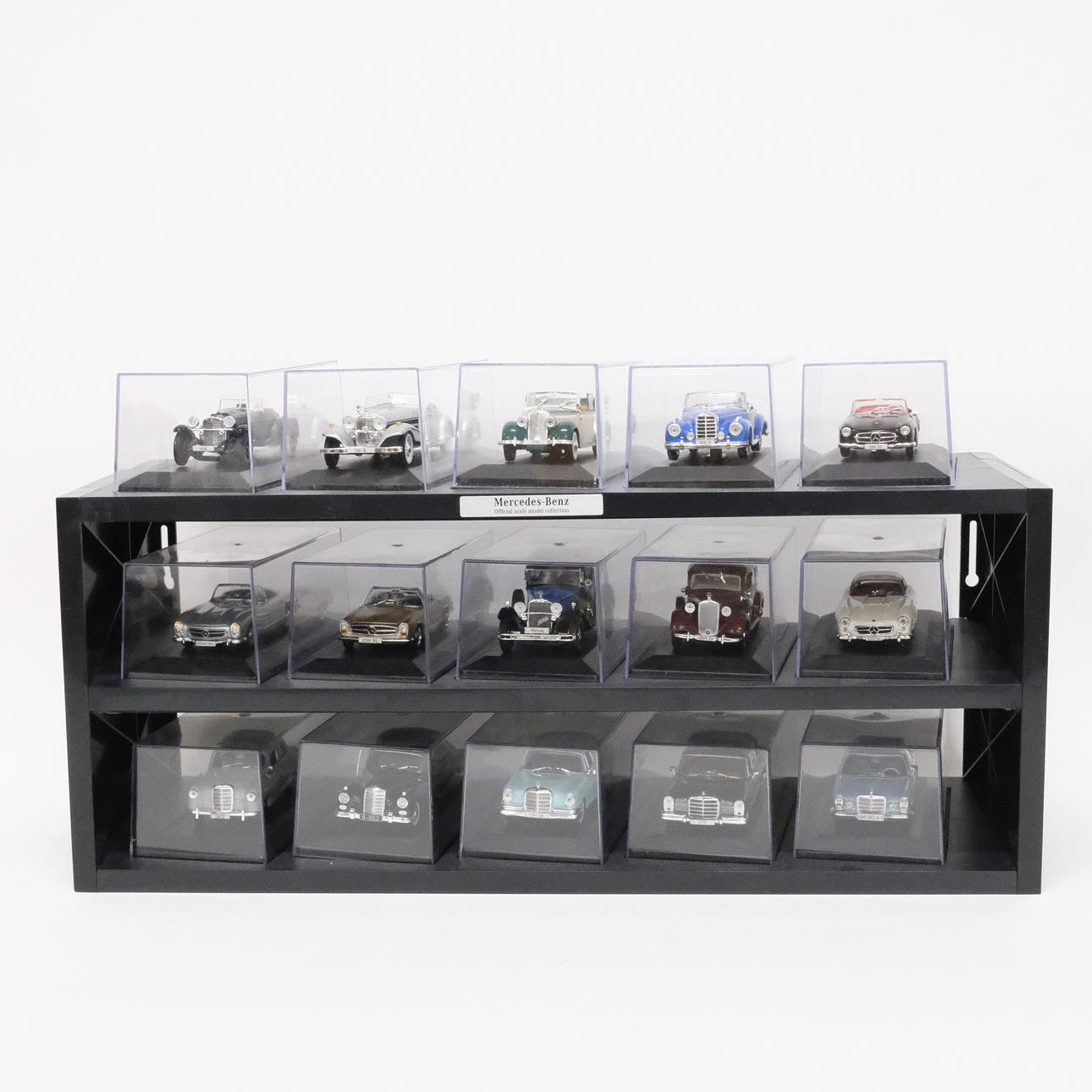 EDITION ATLAS COLLECTIONS. 15 MODELLBILAR. MERCEDES-FORDON. SKALA 1:43 ...