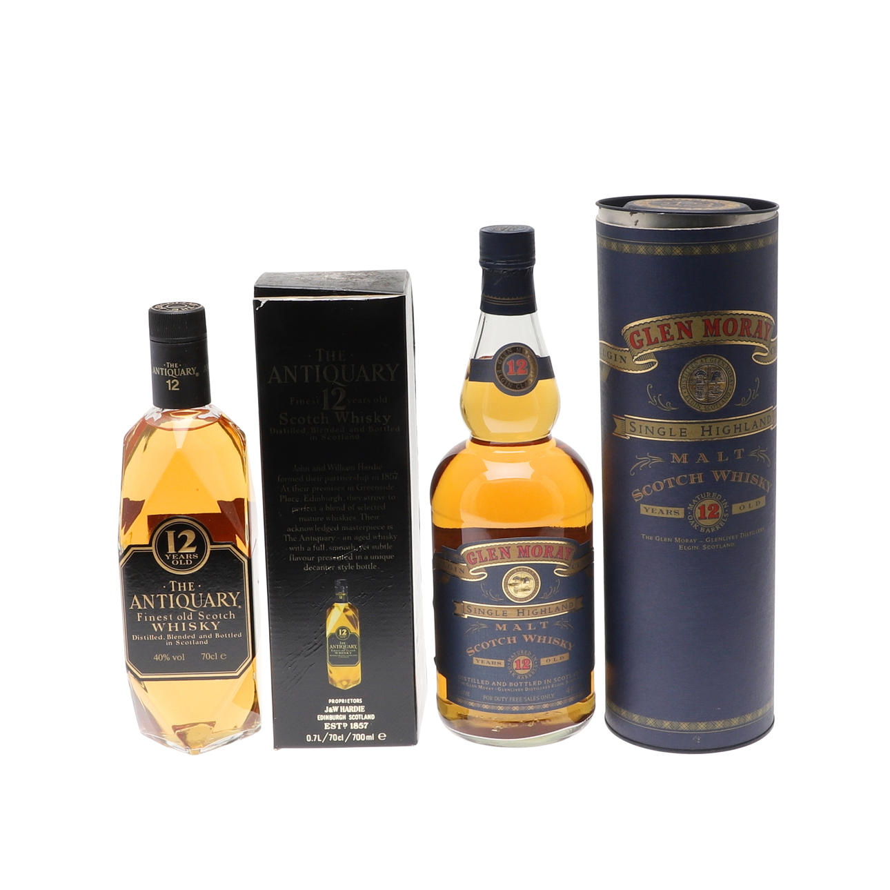 TWO BOXED AND UNOPENED/SEALED BOTTLES OF SCOTCH WHISKY. Wine, Port ...