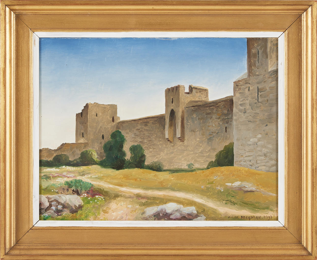 OSKAR BERGMAN. “Eastern Wall, Visby”.