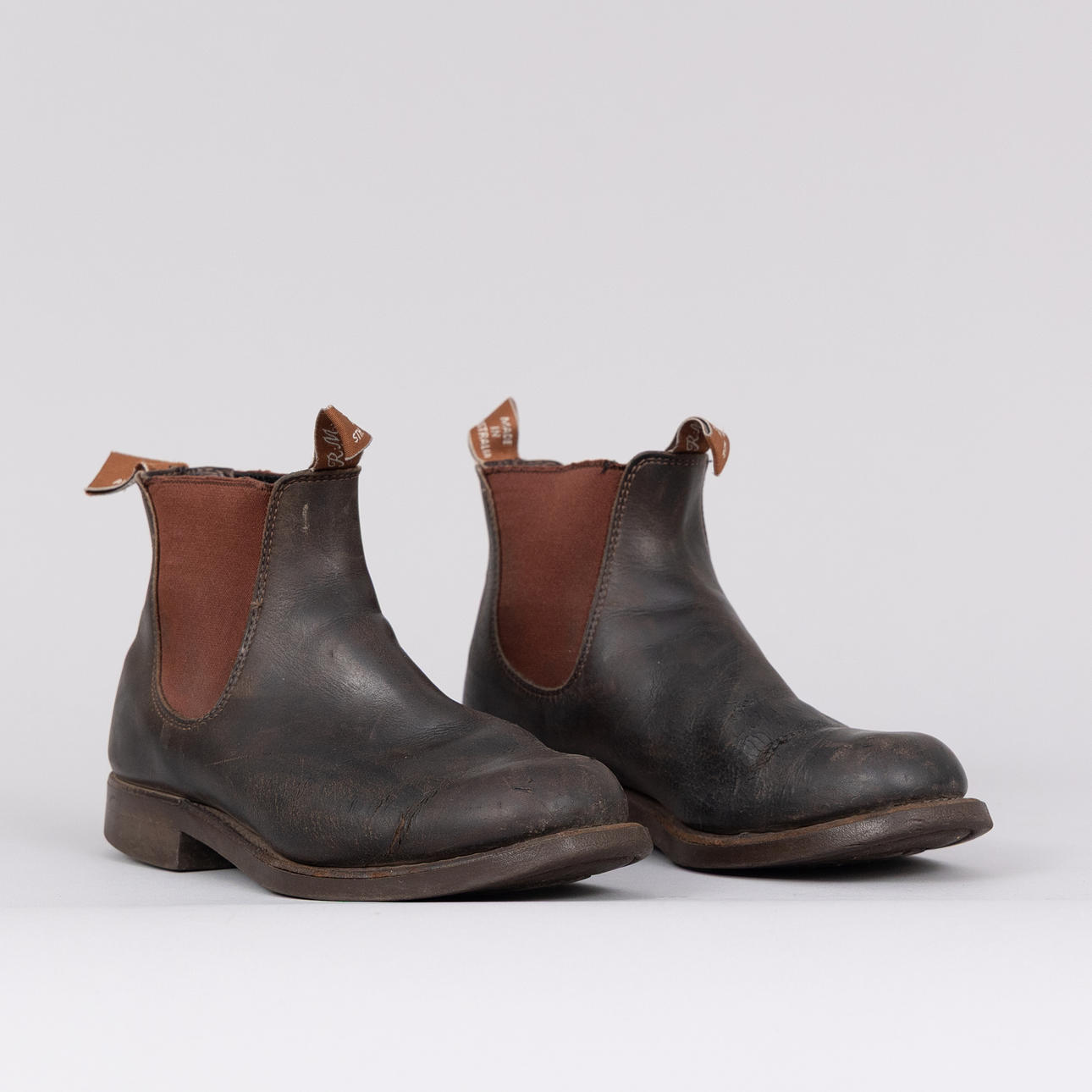 JODHPURS/BOOTS, leather, R.M Williams.