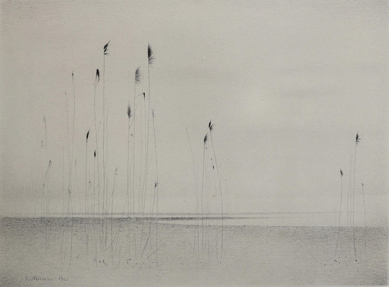 GUNNAR NORRMAN. "GLESA STRÅN", 1961.