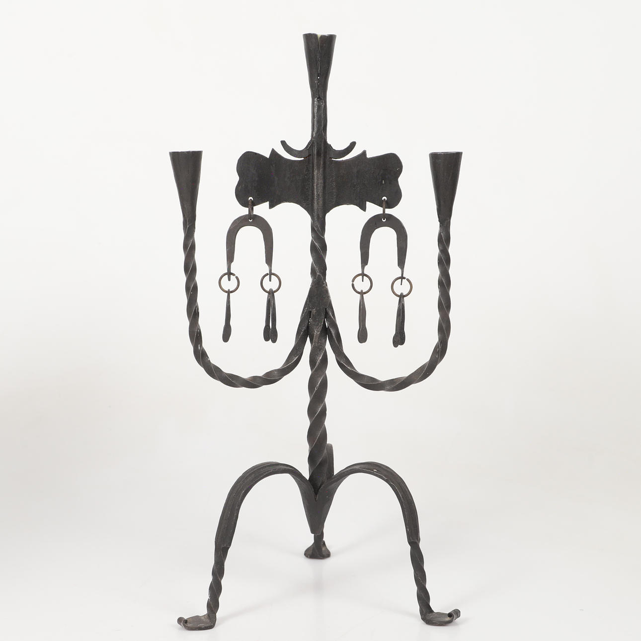 LJUSSTAKE, smide, 1900-tal.