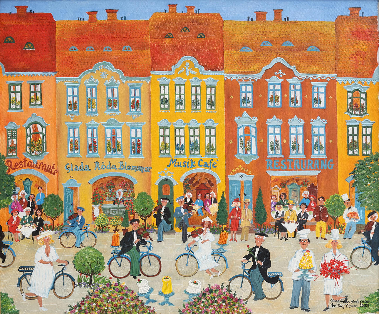 PER-OLOF OLSSON. "GLADA KAKOR, GLADA ROSOR", 2008.