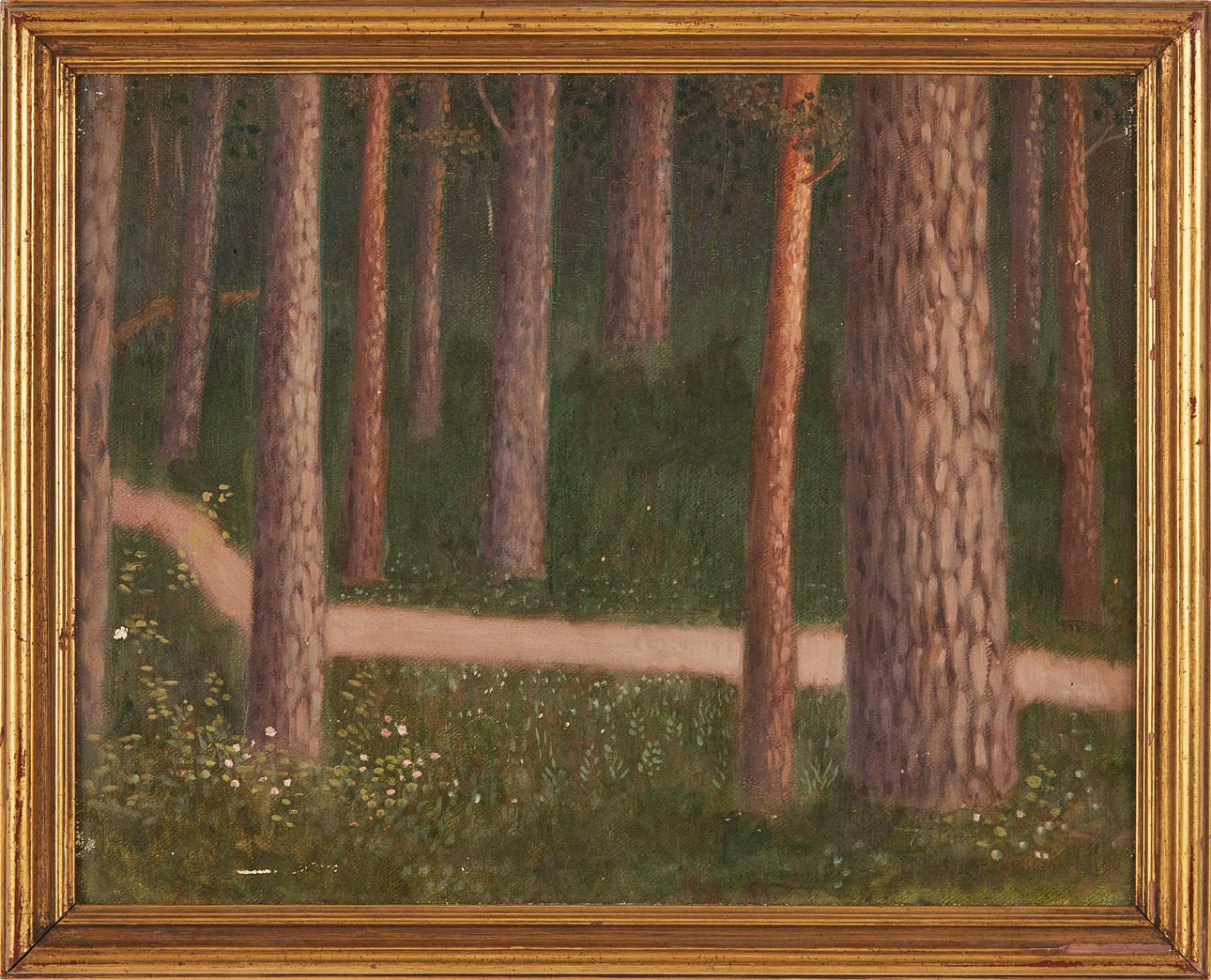 OSKAR BERGMAN. Forest road.