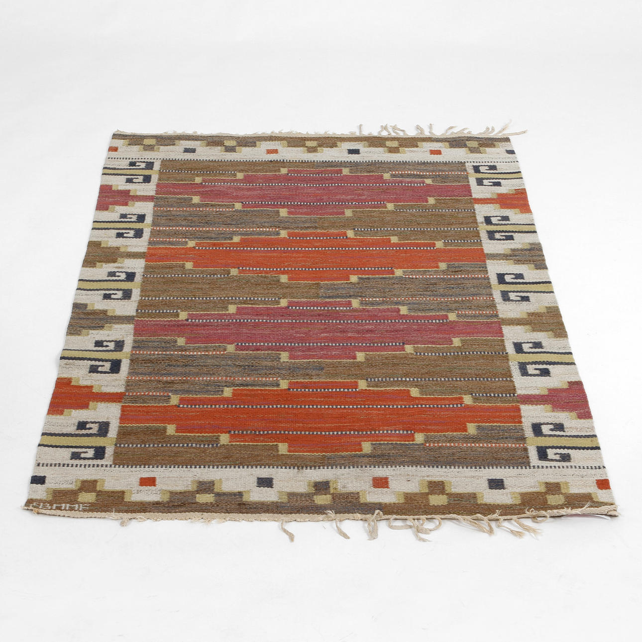 MÄRTA MÅÅS FJETTERSTRÖM. Matta "Bruna heden", rölakan.