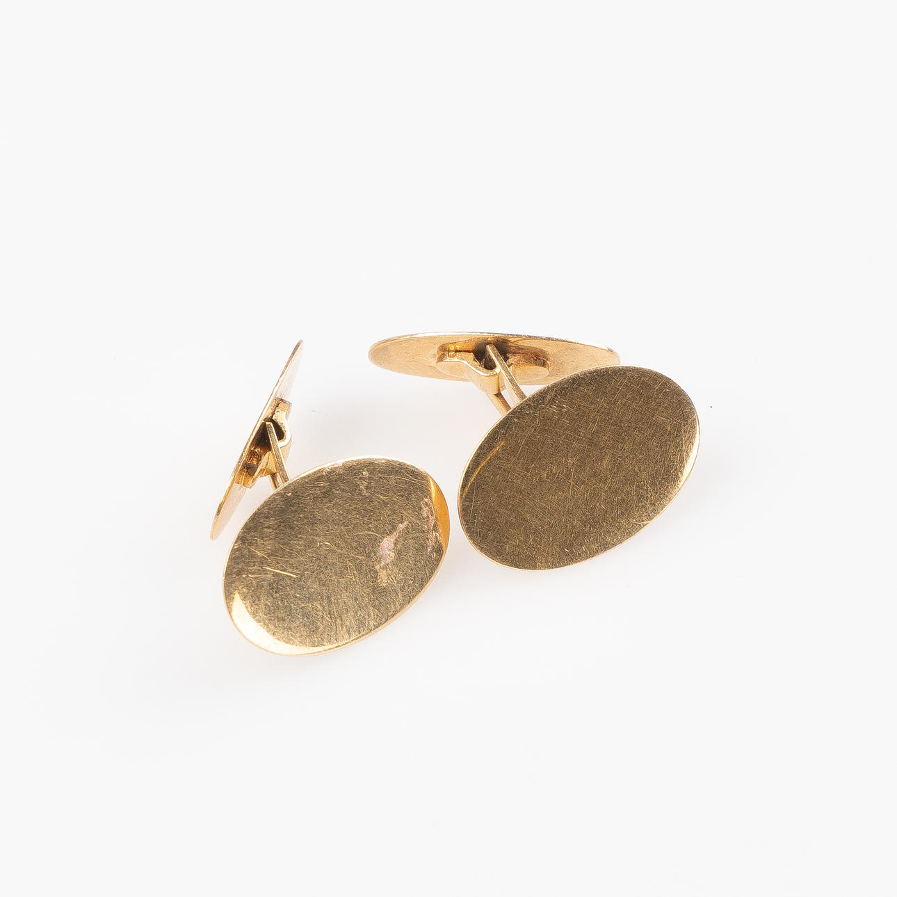 CUFFLINKS, 1 pair, 18K gold.