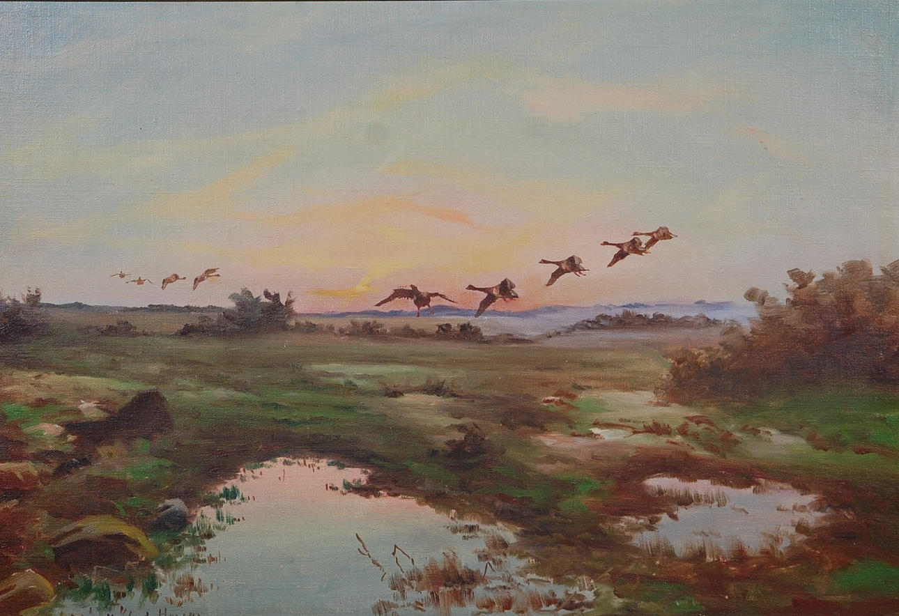 KOFOED HANSEN. 1879-1959, olja på duk signerad.