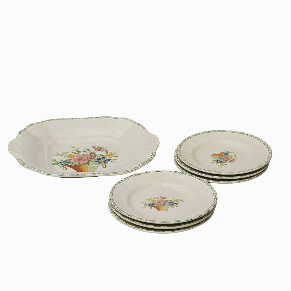 LA CARTUJA DE SEVILLA SNACK SET.