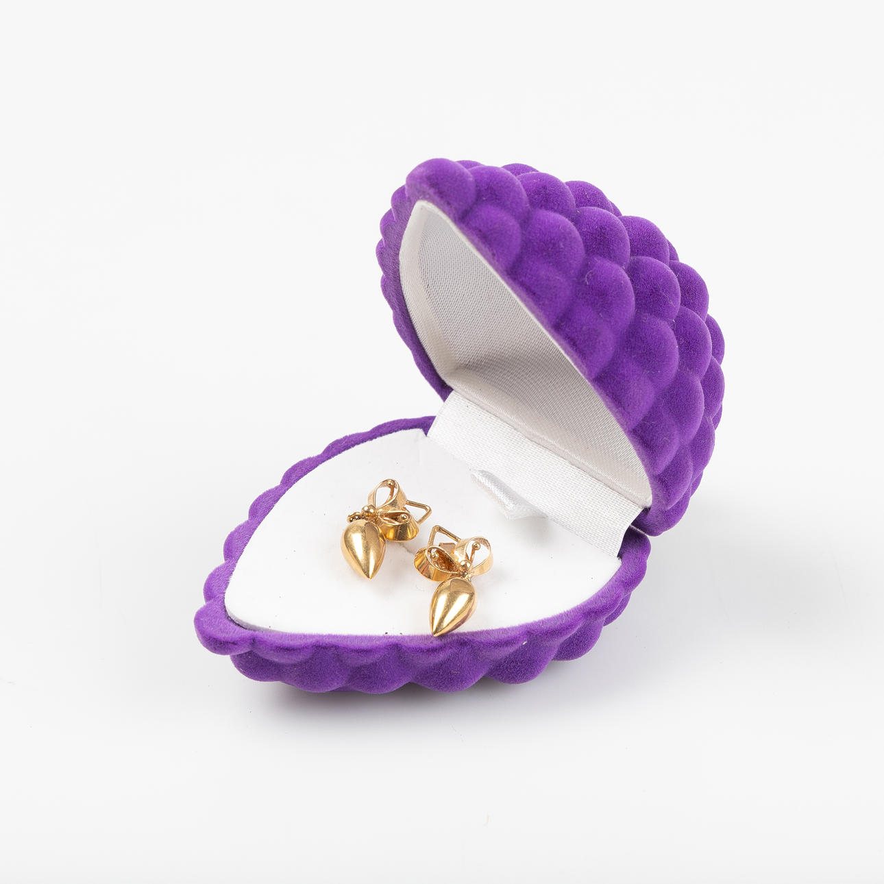 EARRINGS, 1 pair, 18K gold.