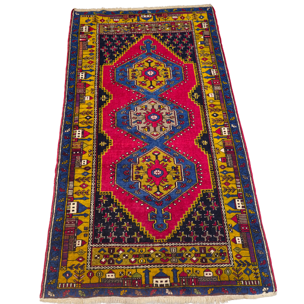 TURKISH YAHYALI YORUK CARPET. WOOL.