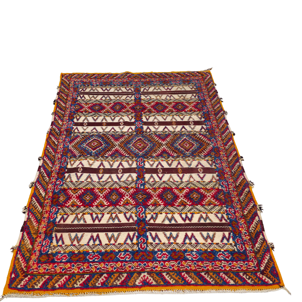 CARPET FROM THE ATLAS REGION. MOROCCO. WOOL.