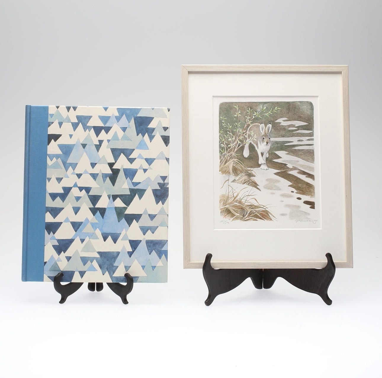 FÄRGLITOGRAFI OCH BOK, Gunnar Brusewitz, signerad och numrerad 267/300.