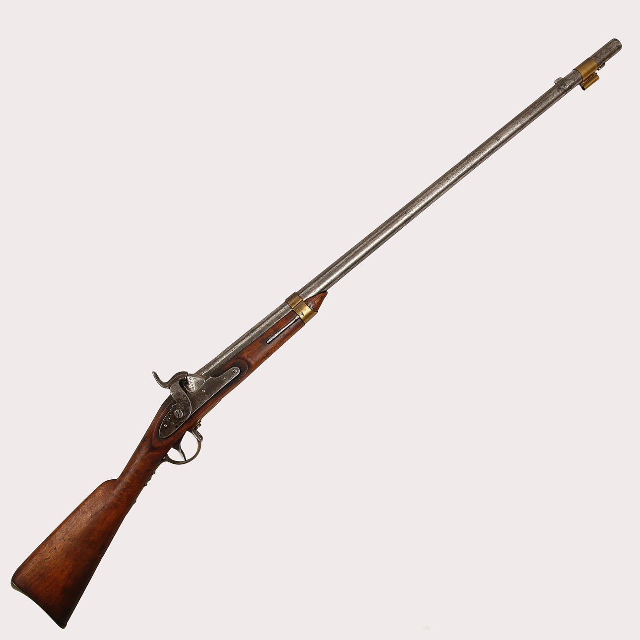 A Swedish sling-lock rifle, circa 1850, Carl Gustafs Stad, 1854 ...