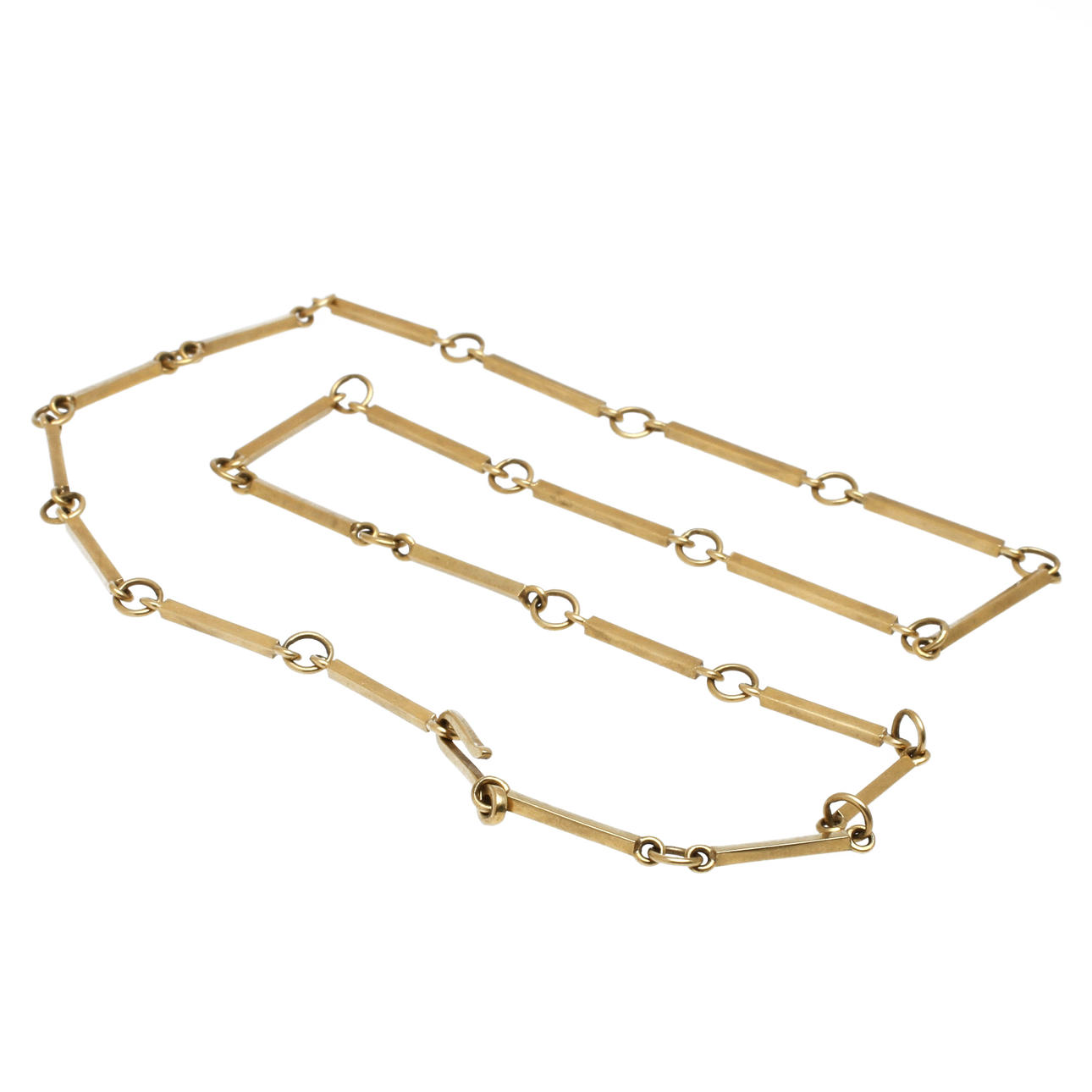 WIWEN NILSSON. Collier, 18K rödguld, Lund, 1947. Vikt 14,4 g.