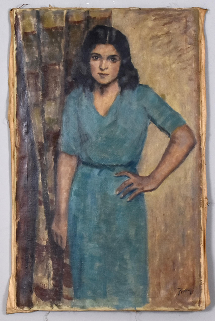 IVAN RING. Oil on canvas.