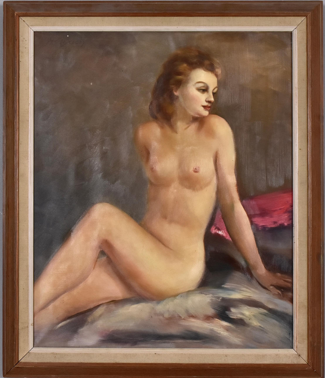 OIDENTIFIERAD KONSTNÄR. Oil on canvas.