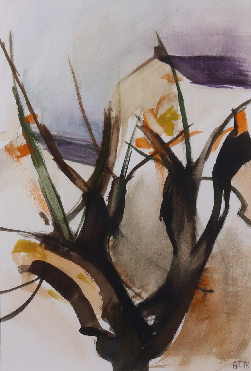 ARNE TÖRNQVIST. watercolor, composition.
