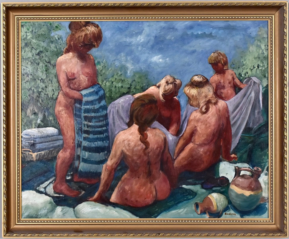 OIDENTIFIERAD KONSTNÄR. Oil on canvas.