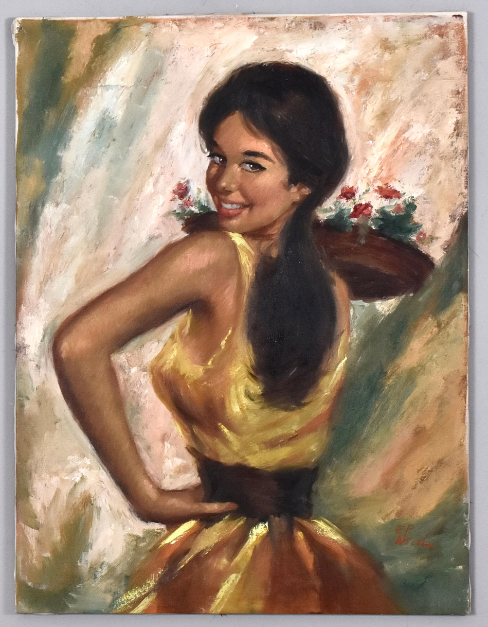 OIDENTIFIERAD KONSTNÄR. Oil on canvas.