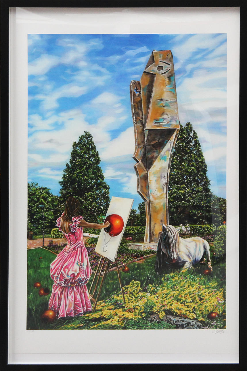 CAROLINE AF UGGLAS. LITO, signed.